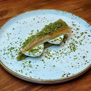 Baklava With Ice Cream