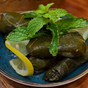 Vine Leaves With Olive Oil